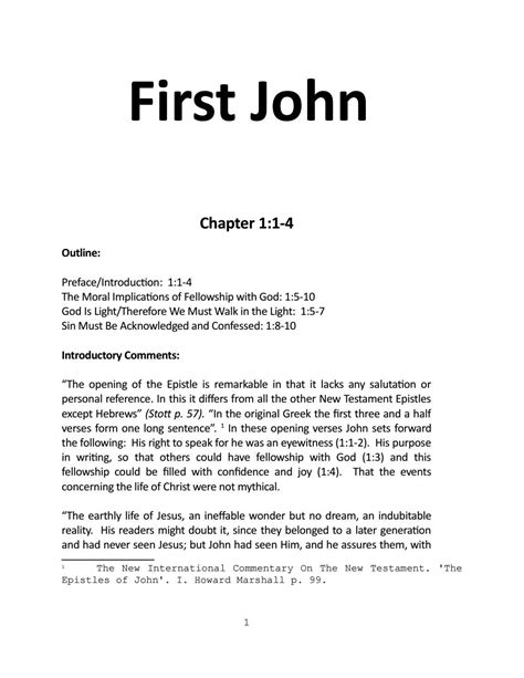 1 john chapter 1 explained.